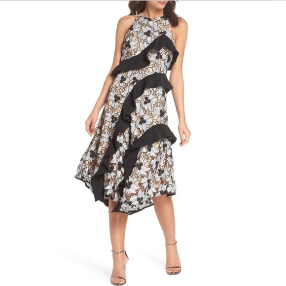 Robe Keepsake The Label Chicago - Taille S, 100% Coton, Texture Travaillée, Noire